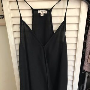 Black tank top/ blouse material